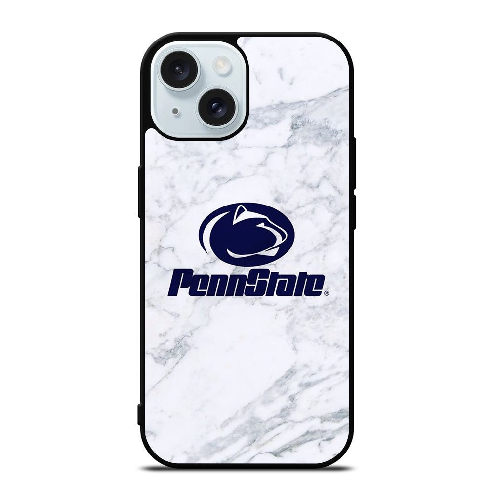 PENN STATE NITTANY LIONS MARBLE LOGO iPhone 15 Case Cover