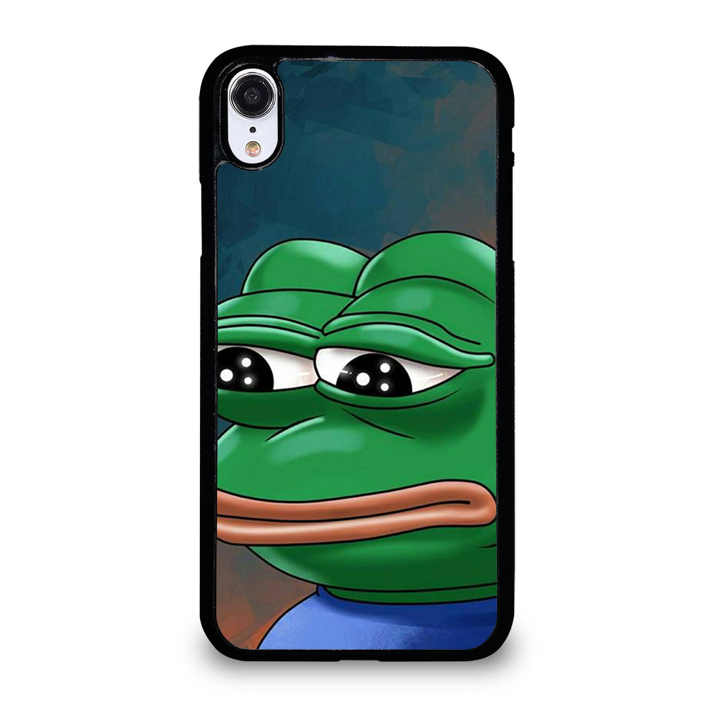 PEPE THE SMUG FROG ART iPhone XR Case Cover