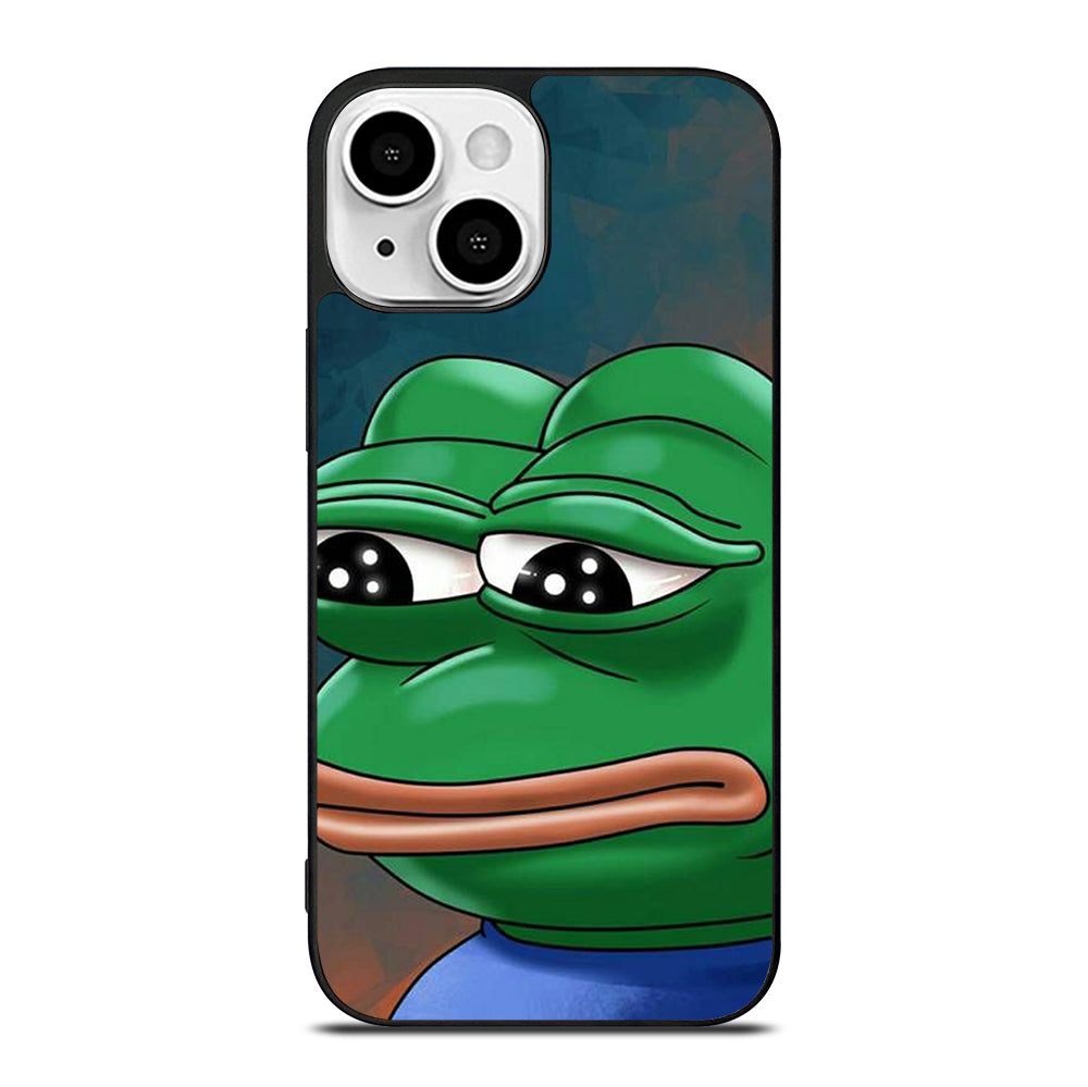 PEPE THE SMUG FROG ART iPhone 13 Mini Case Cover