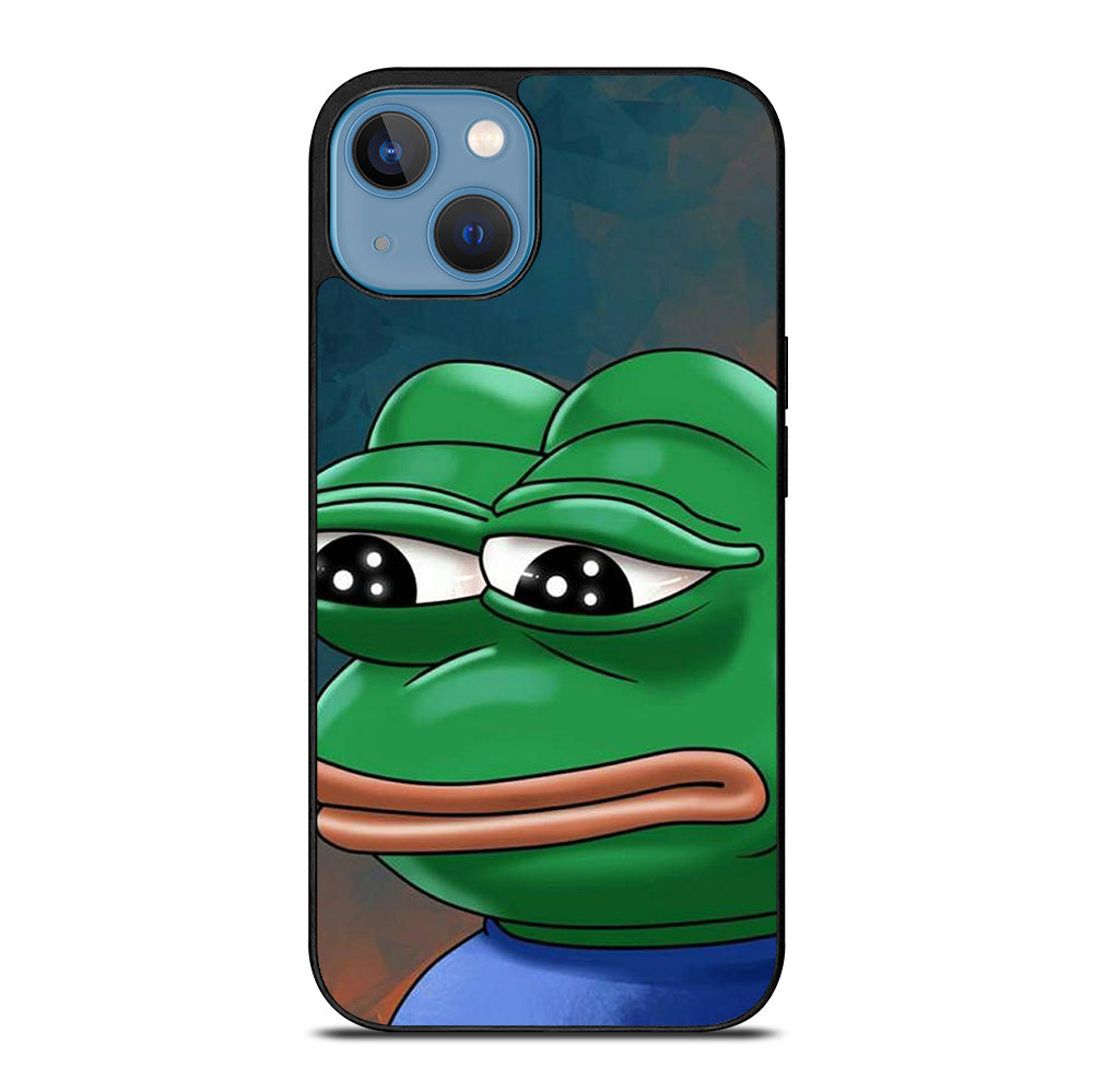 PEPE THE SMUG FROG ART iPhone 13 Case Cover