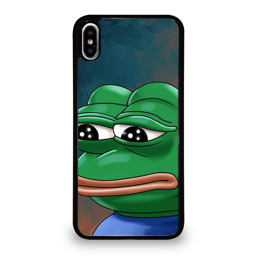 PEPE THE SMUG FROG ART iPhone XS Max Case Cover