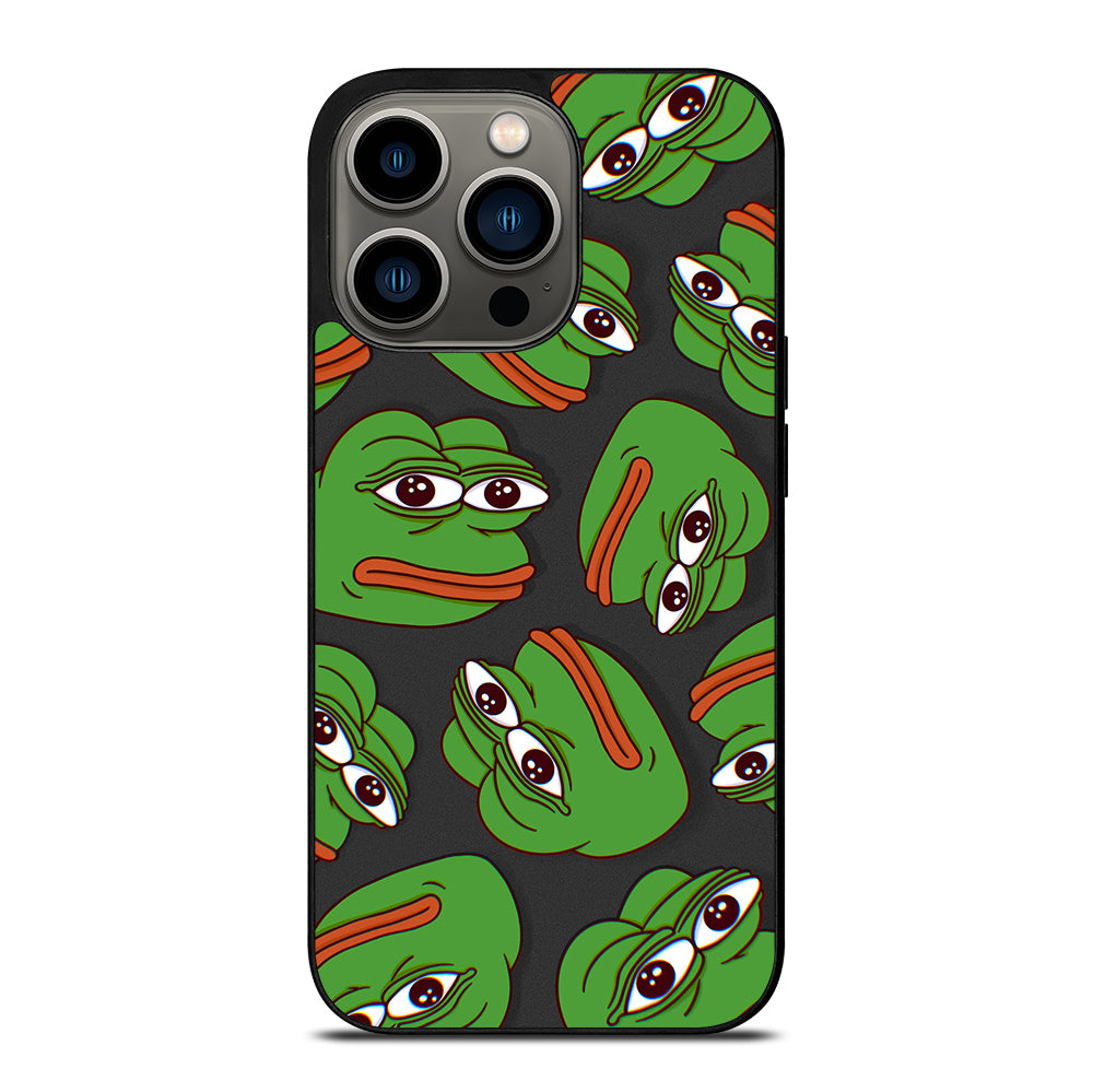 PEPE THE SMUG FROG PATTERN 2 iPhone 13 Pro Case Cover