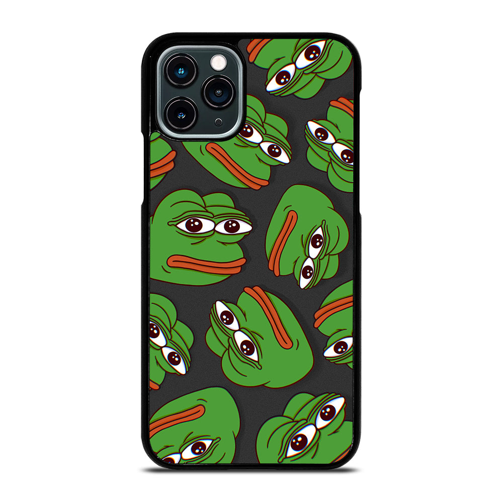 PEPE THE SMUG FROG PATTERN 2 iPhone 11 Pro Case Cover