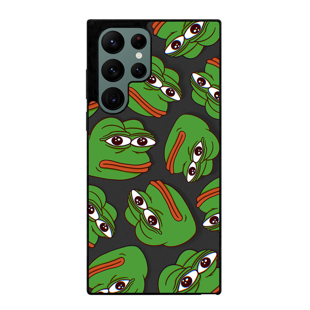 PEPE THE SMUG FROG PATTERN 2 Samsung Galaxy S22 Ultra Case Cover