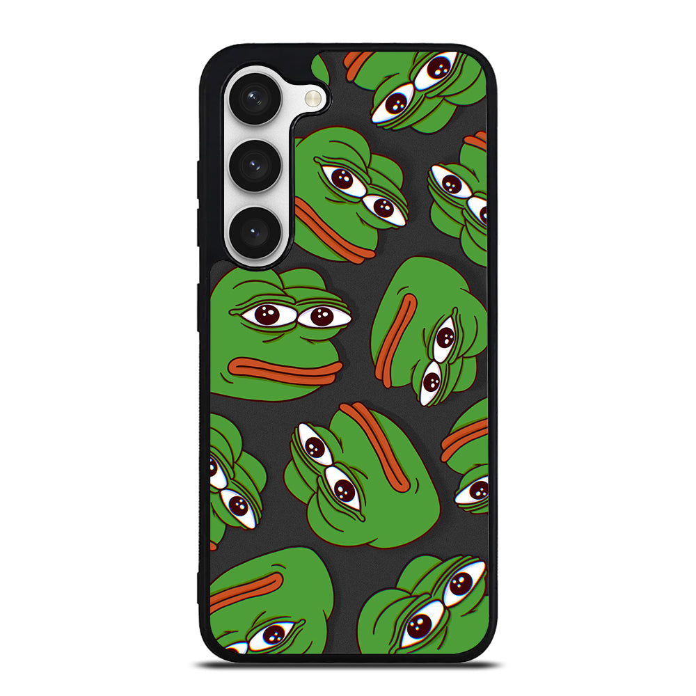 PEPE THE SMUG FROG PATTERN 2 Samsung Galaxy S23 Case Cover