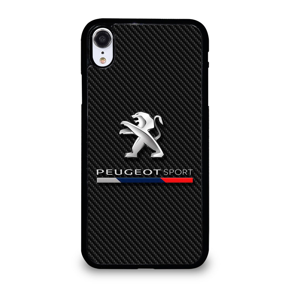PEUGEOT CARBON CAR LOGO iPhone XR Case Cover