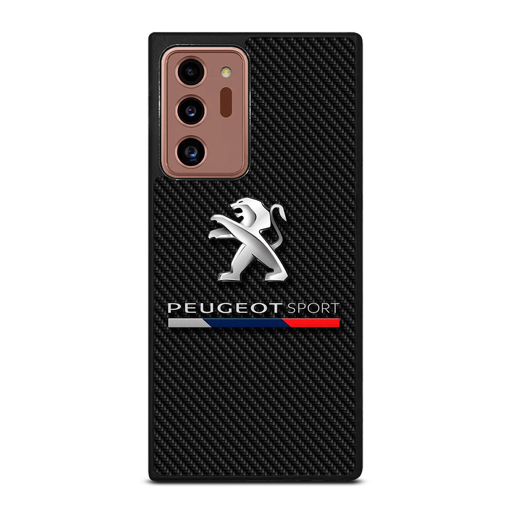 PEUGEOT CARBON CAR LOGO Samsung Galaxy Note 20 Ultra Case Cover