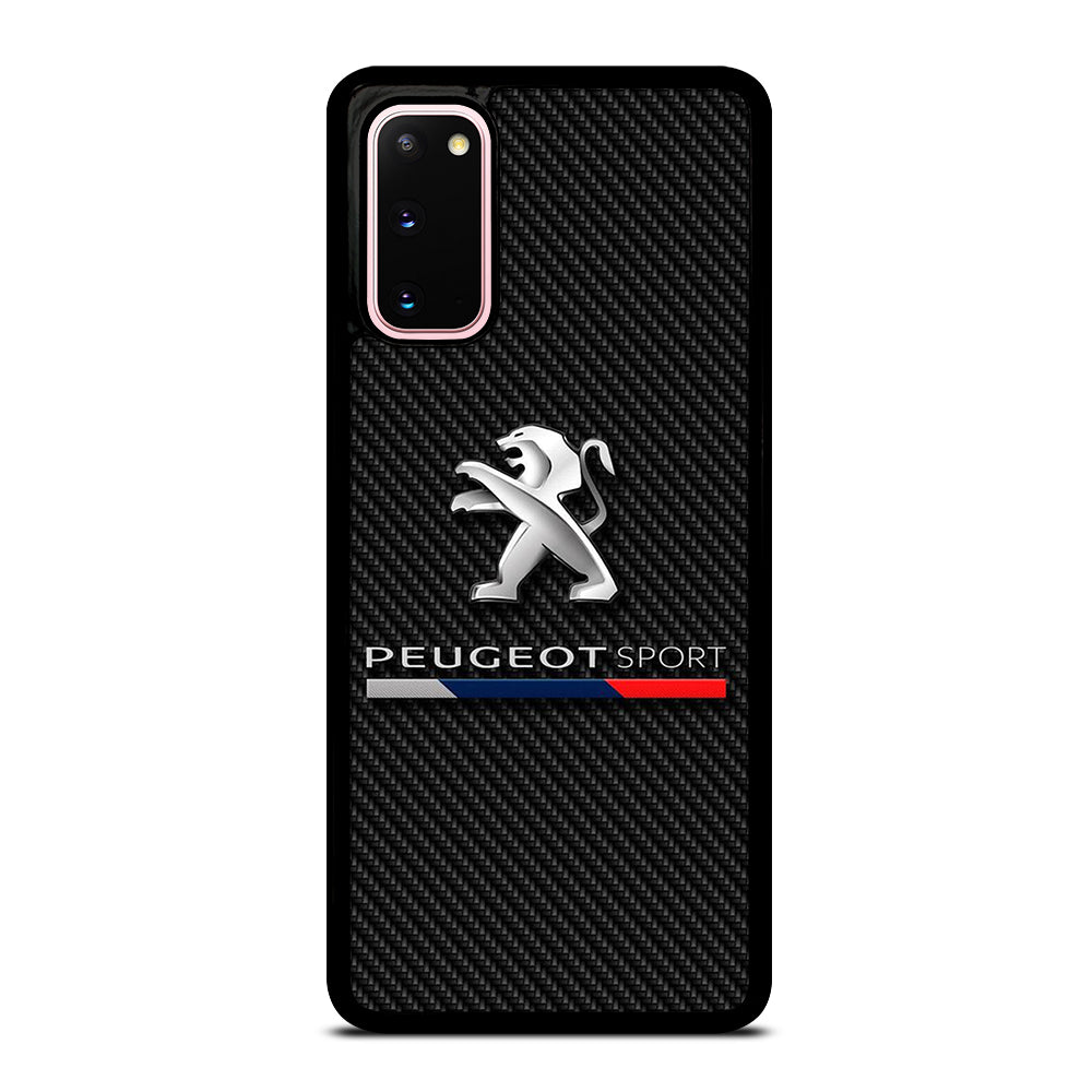PEUGEOT CARBON CAR LOGO Samsung Galaxy S20 Case Cover