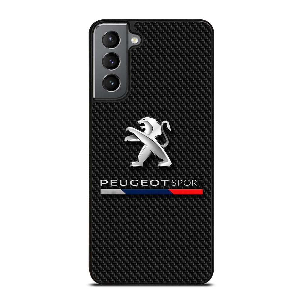 PEUGEOT CARBON CAR LOGO Samsung Galaxy S21 Plus Case Cover