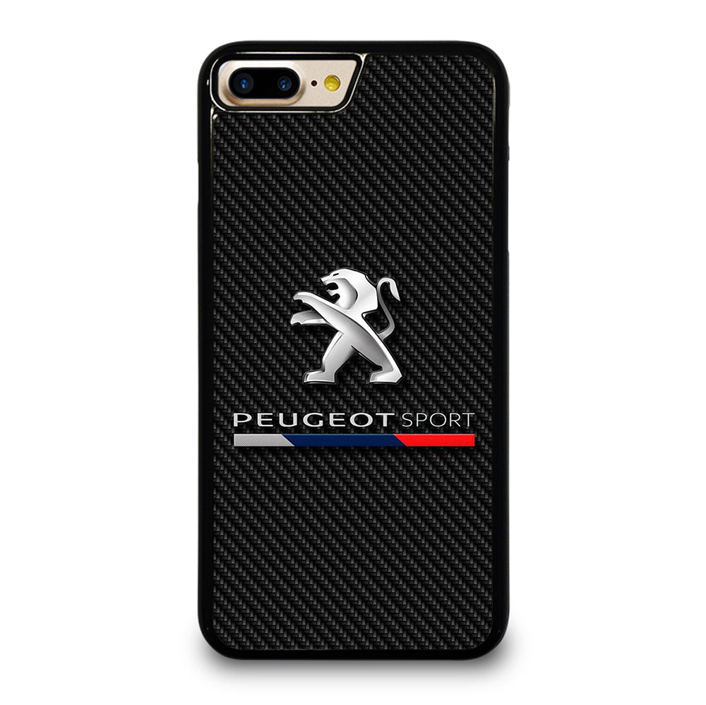 PEUGEOT CARBON CAR LOGO iPhone 7 / 8 Plus Case Cover