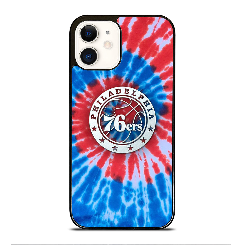 PHILADELPHIA 76ERS TIE DYE iPhone 12 Case Cover