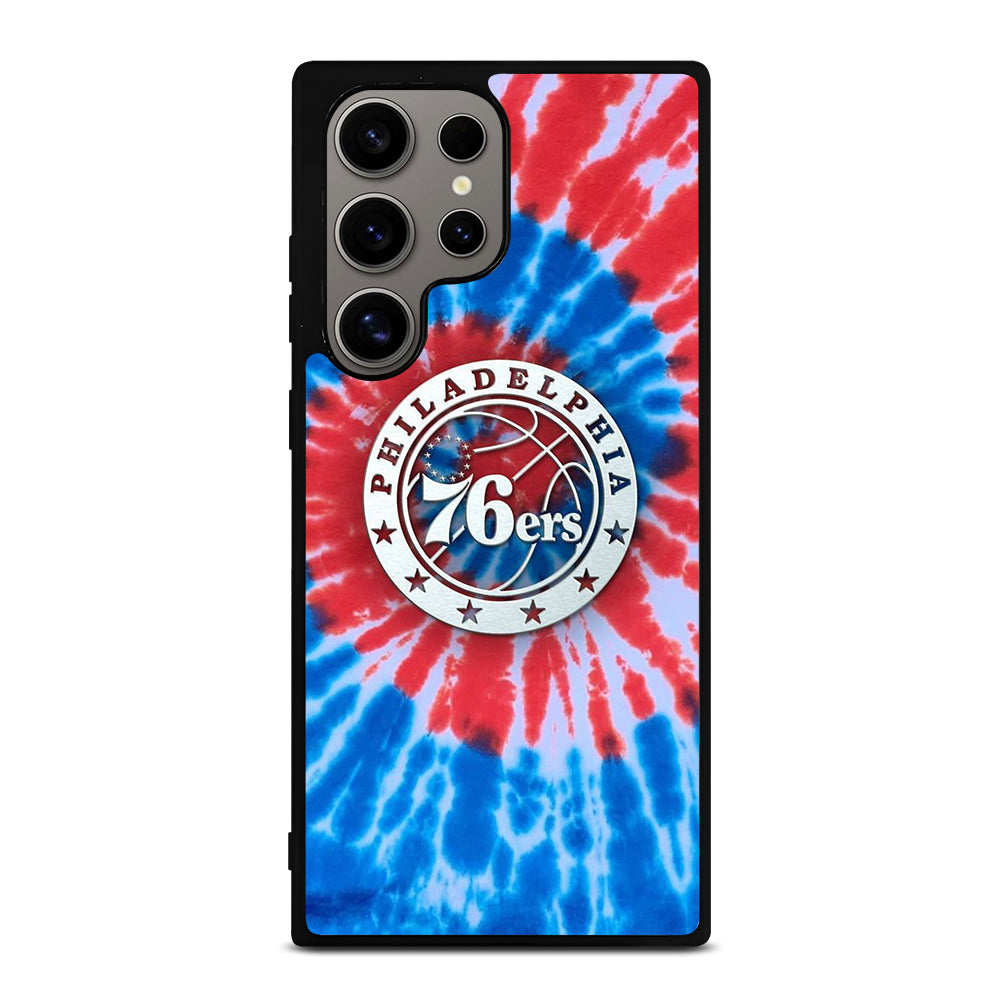 PHILADELPHIA 76ERS TIE DYE Samsung Galaxy S24 Ultra Case Cover