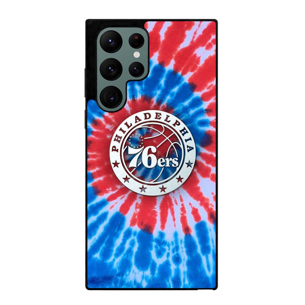 PHILADELPHIA 76ERS TIE DYE Samsung Galaxy S22 Ultra Case Cover