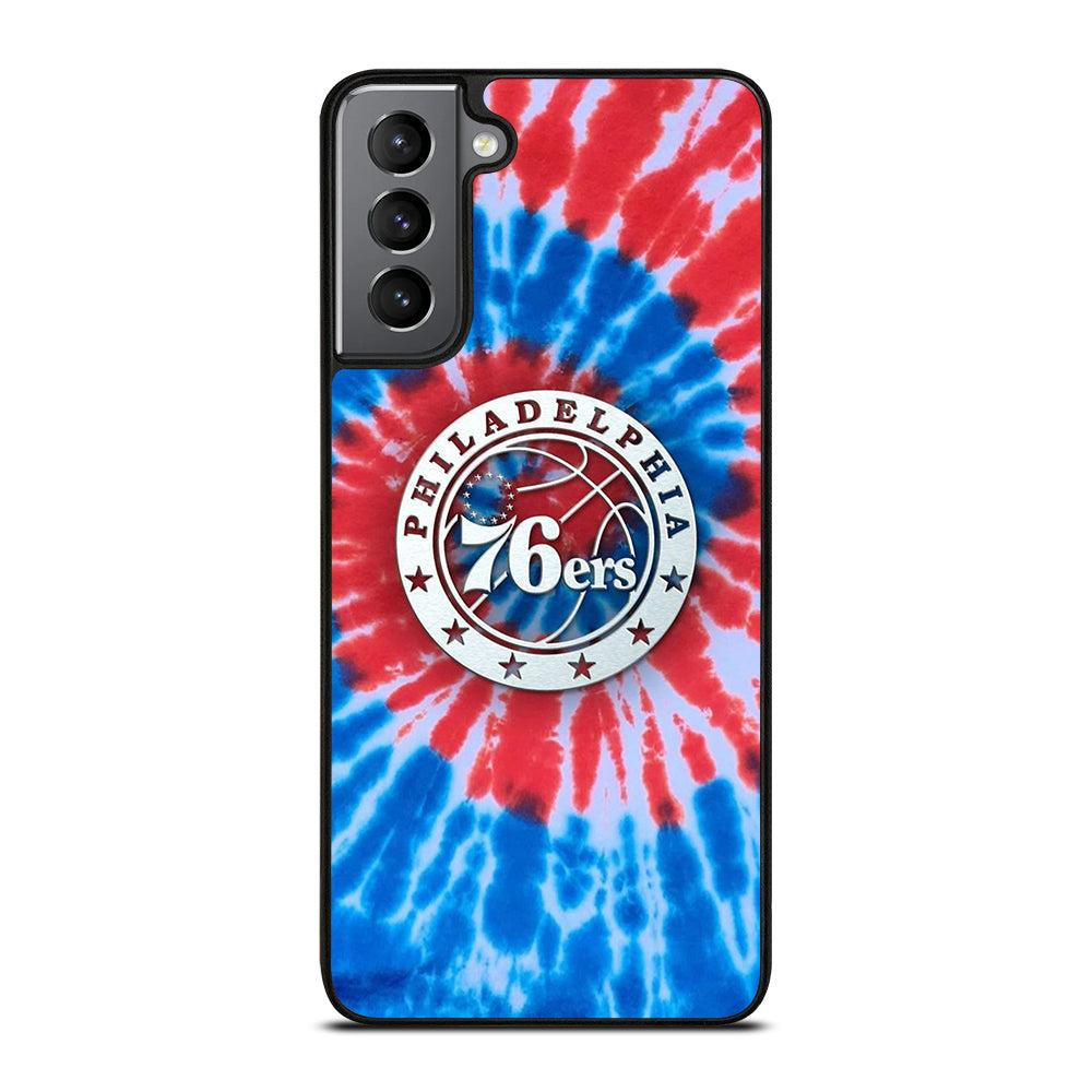 PHILADELPHIA 76ERS TIE DYE Samsung Galaxy S21 Plus Case Cover