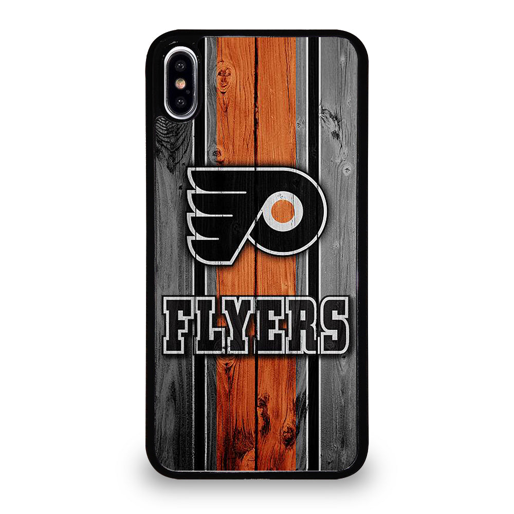 PHILADELPHIA FLYERS WOODEN LOGO iPhone XS Max Case Cover