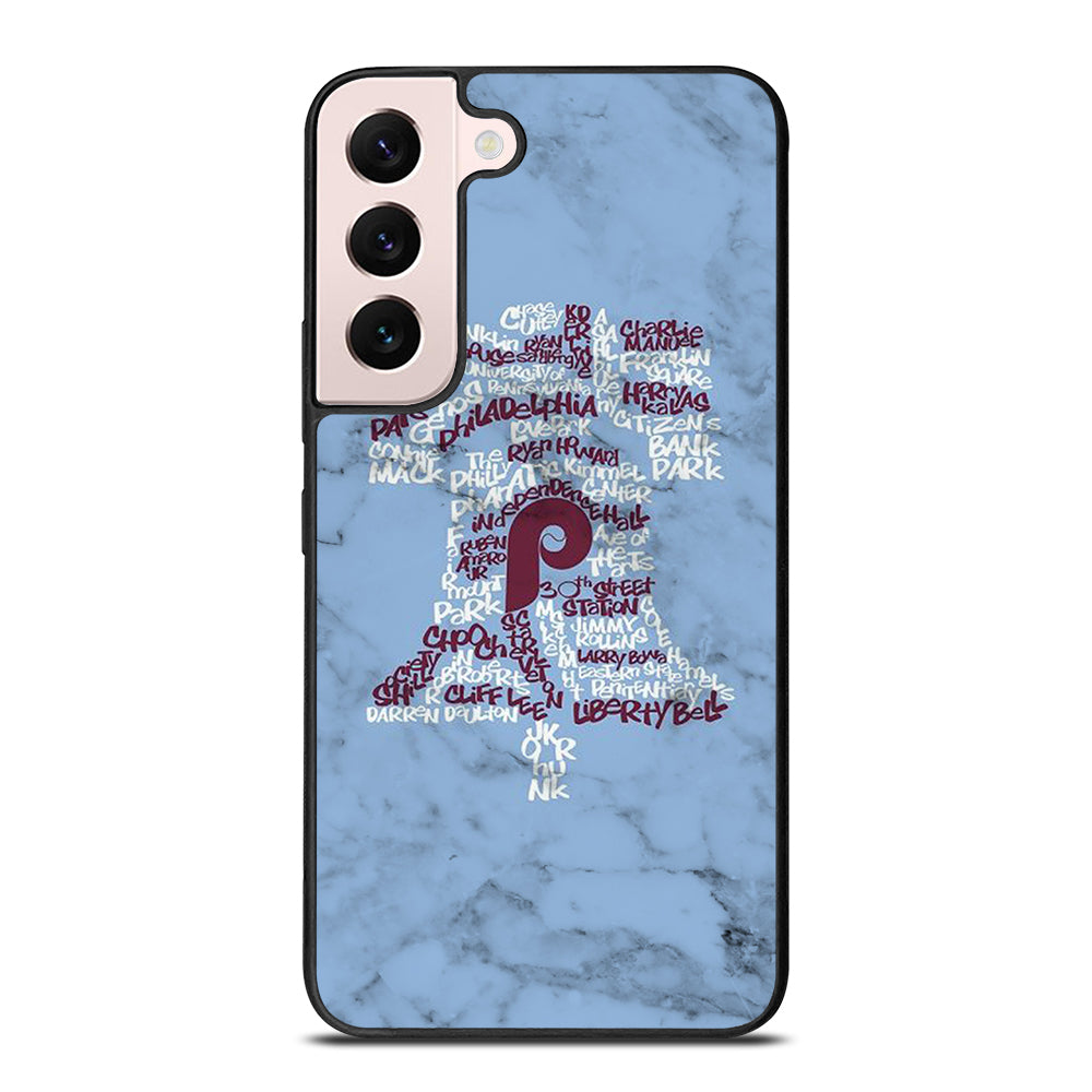 PHILADELPHIA PHILLIES MARBLE LOGO 2 Samsung Galaxy S22 Plus Case Cover