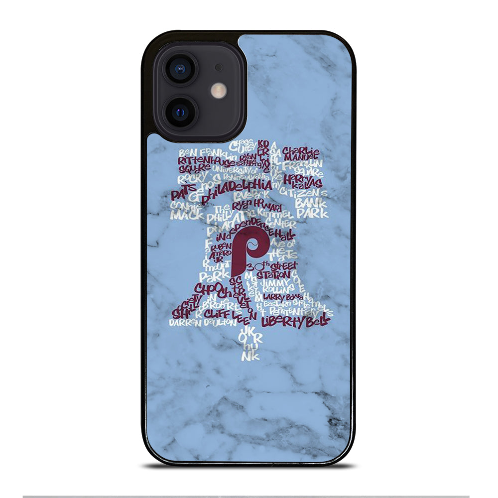 PHILADELPHIA PHILLIES MARBLE LOGO 2 iPhone 12 Mini Case Cover