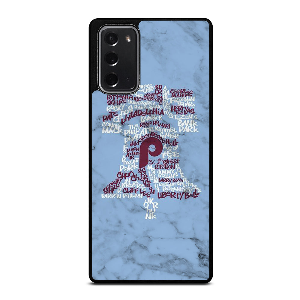 PHILADELPHIA PHILLIES MARBLE LOGO 2 Samsung Galaxy Note 20 Case Cover