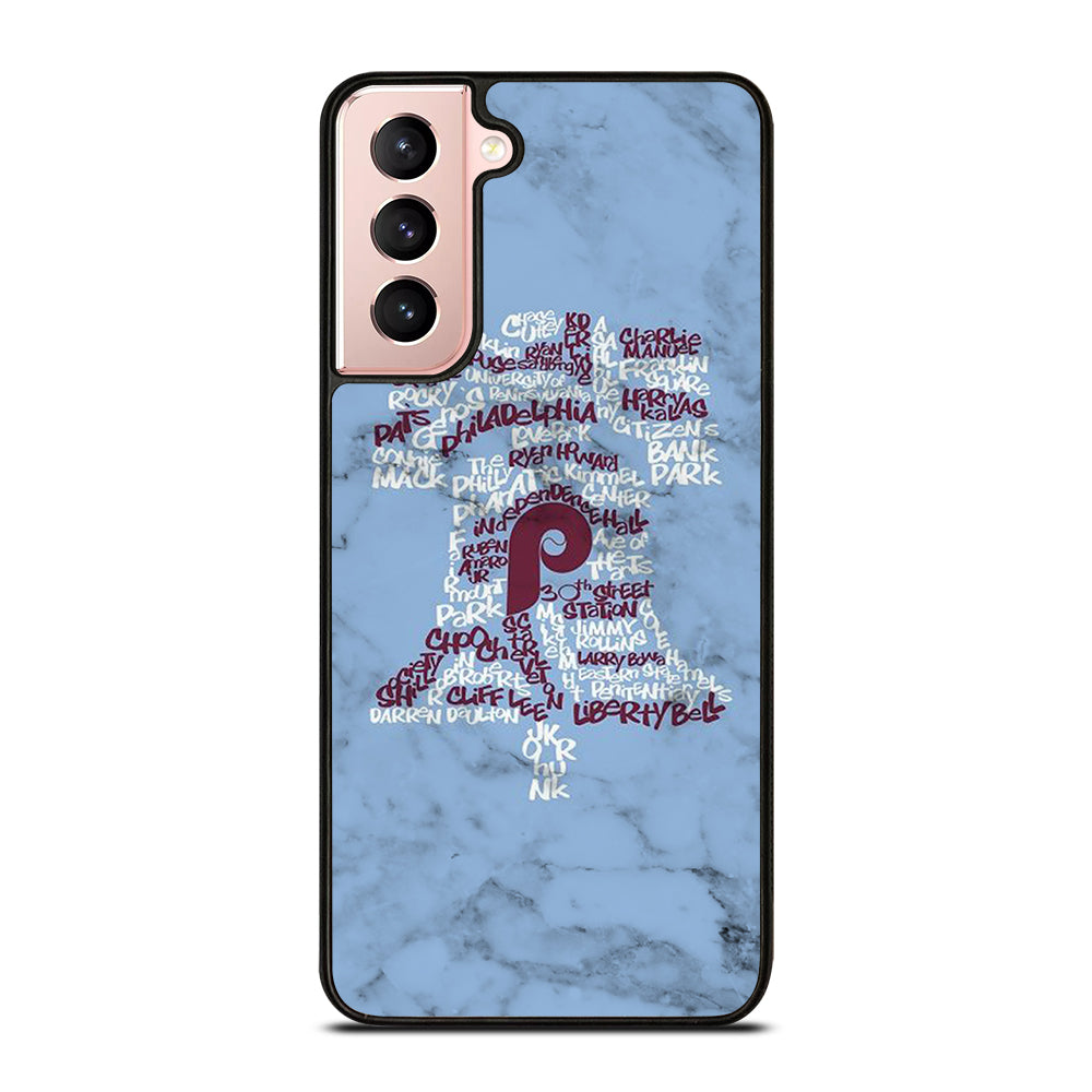 PHILADELPHIA PHILLIES MARBLE LOGO 2 Samsung Galaxy S21 Case Cover