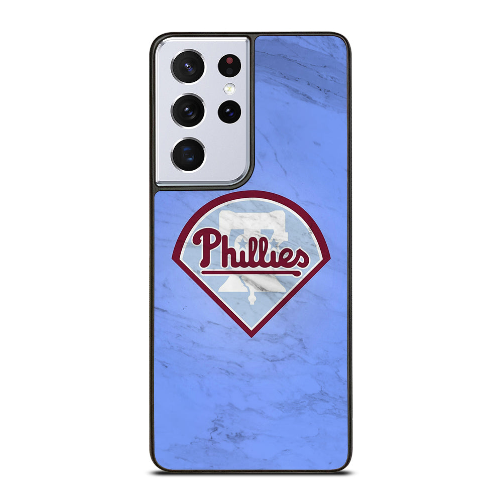 PHILADELPHIA PHILLIES MARBLE LOGO Samsung Galaxy S21 Ultra Case Cover