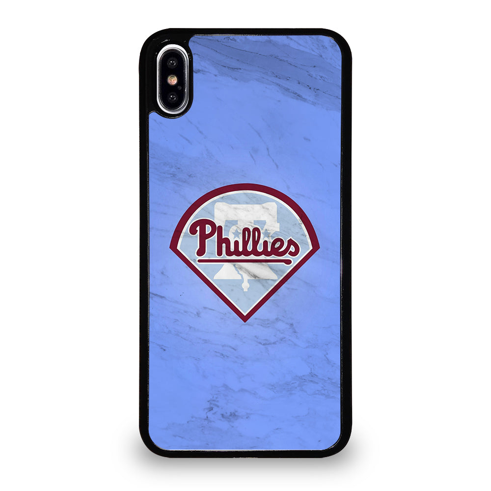PHILADELPHIA PHILLIES MARBLE LOGO iPhone XS Max Case Cover