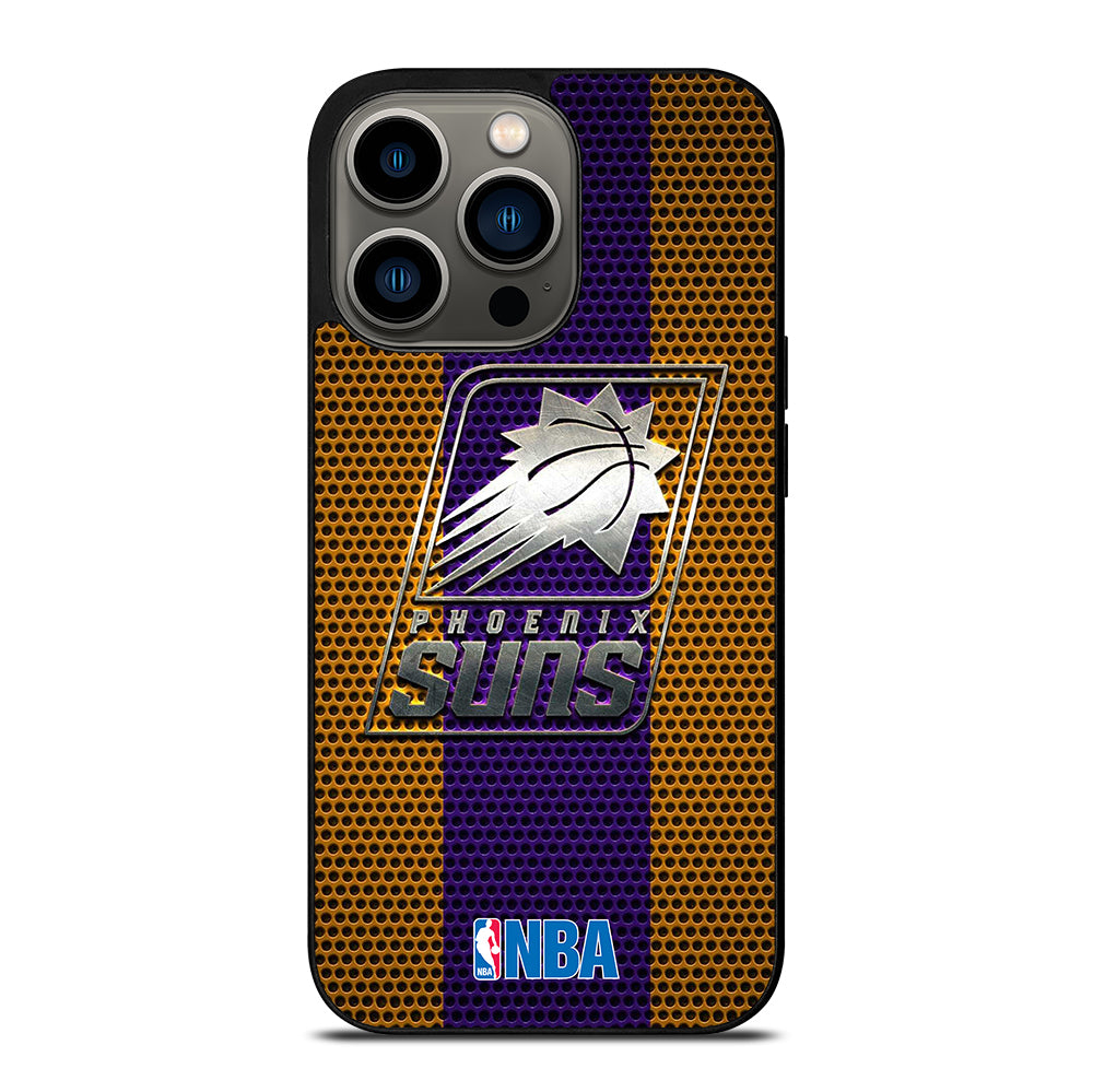 PHOENIX SUNS NBA METAL LOGO iPhone 13 Pro Case Cover
