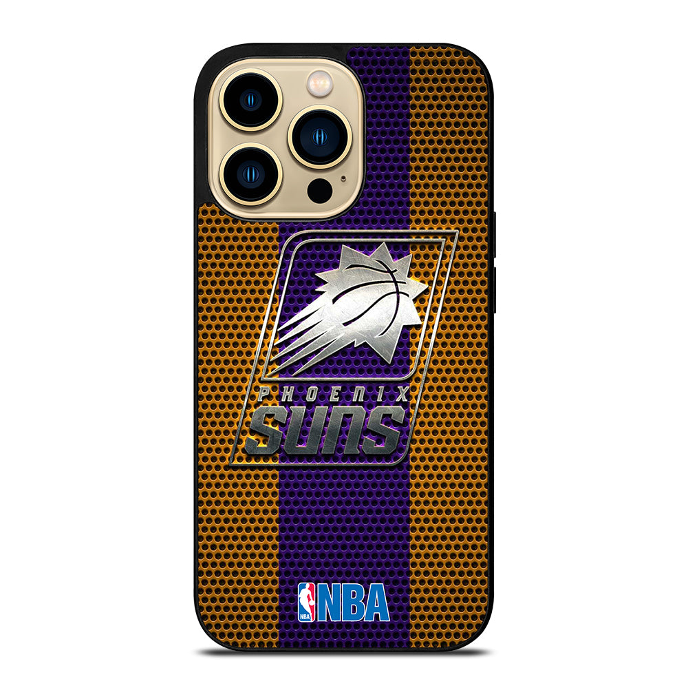 PHOENIX SUNS NBA METAL LOGO iPhone 14 Pro Max Case Cover