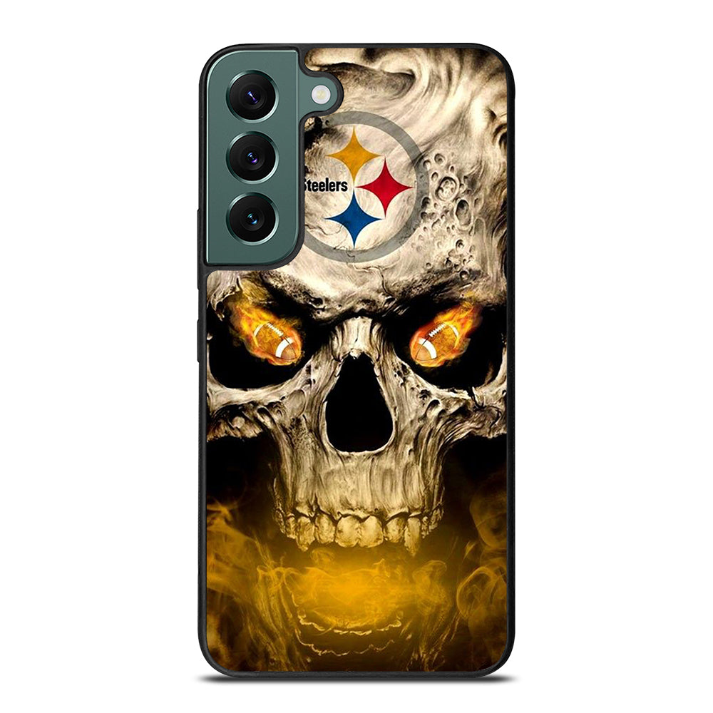 PITTSBURGH STEELERS SKULL LOGO Samsung Galaxy S22 Case Cover