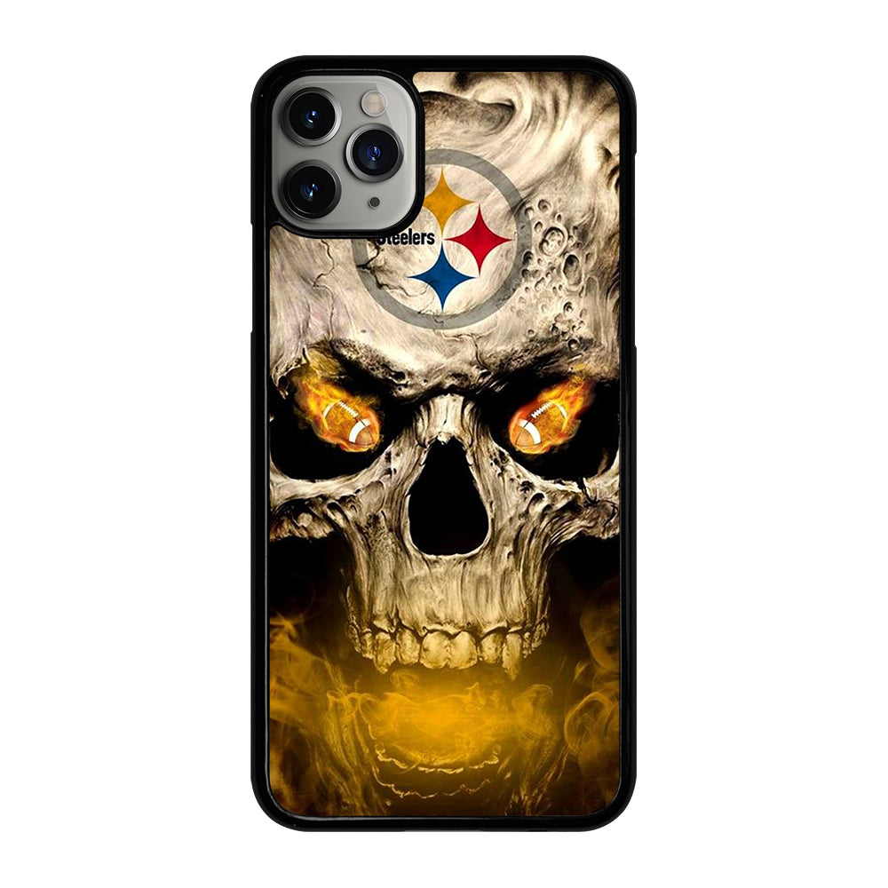 PITTSBURGH STEELERS SKULL LOGO iPhone 11 Pro Max Case Cover