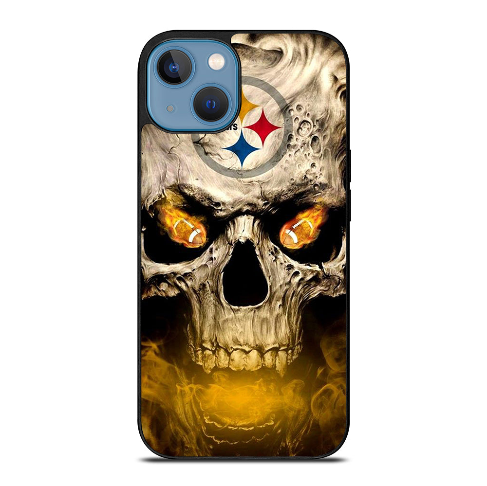 PITTSBURGH STEELERS SKULL LOGO iPhone 13 Case Cover