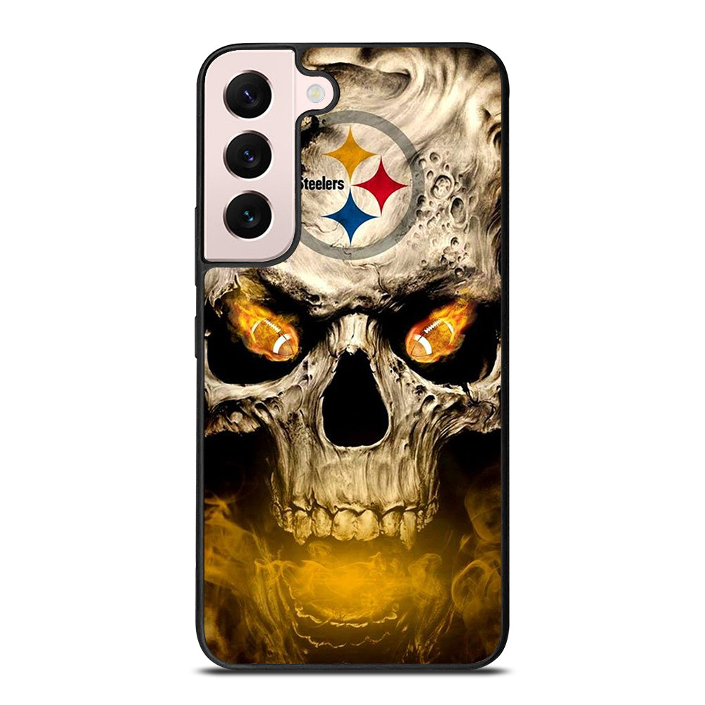 PITTSBURGH STEELERS SKULL LOGO Samsung Galaxy S22 Plus Case Cover