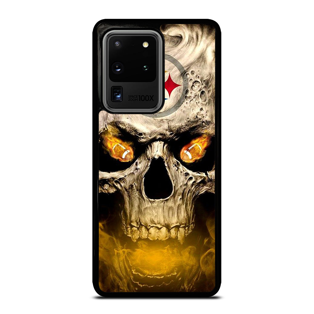 PITTSBURGH STEELERS SKULL LOGO Samsung Galaxy S20 Ultra Case Cover