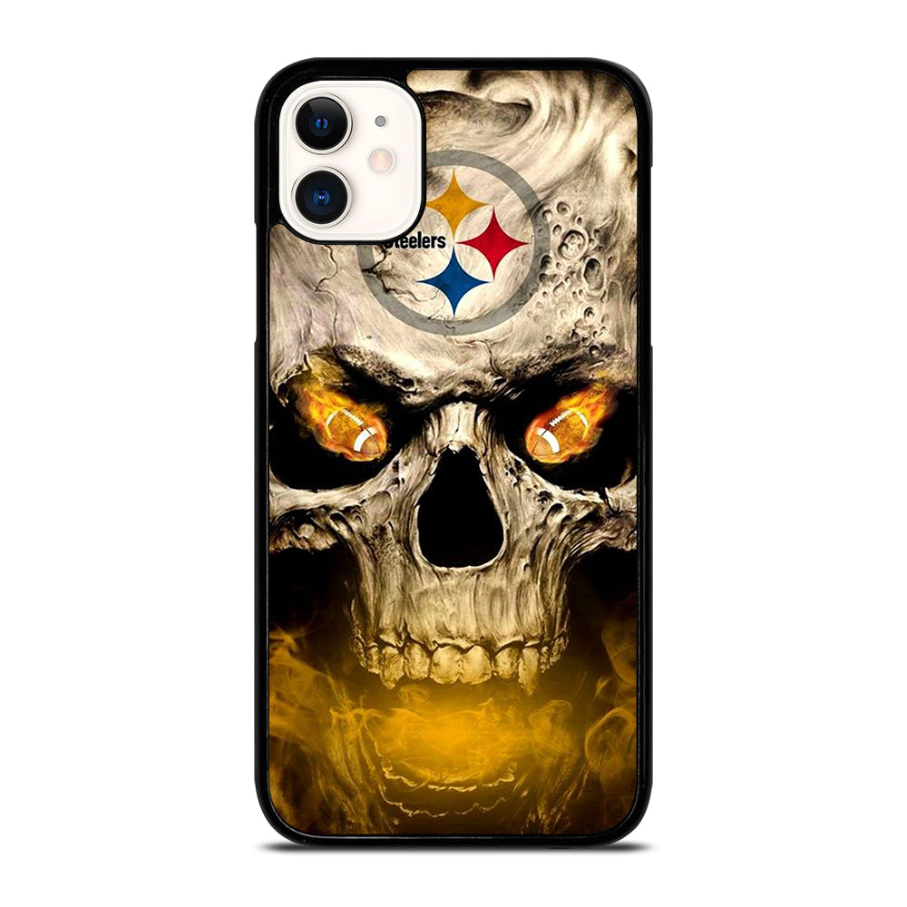 PITTSBURGH STEELERS SKULL LOGO iPhone 11 Case Cover
