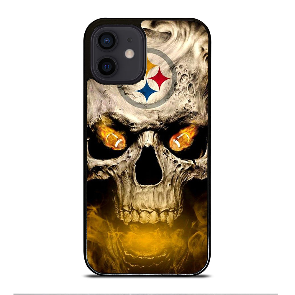 PITTSBURGH STEELERS SKULL LOGO iPhone 12 Mini Case Cover