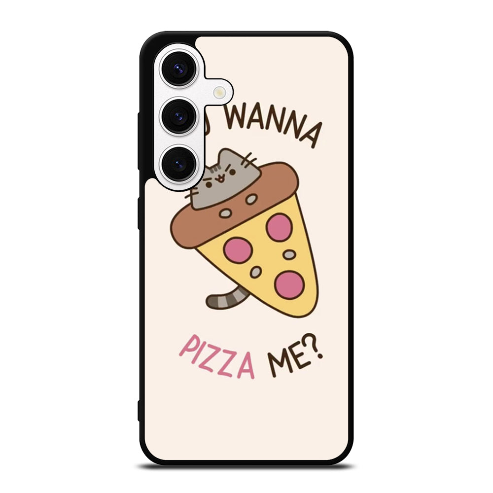 PIZZA CAT YOU WANNA PIZZA ME Samsung Galaxy S24 Case Cover