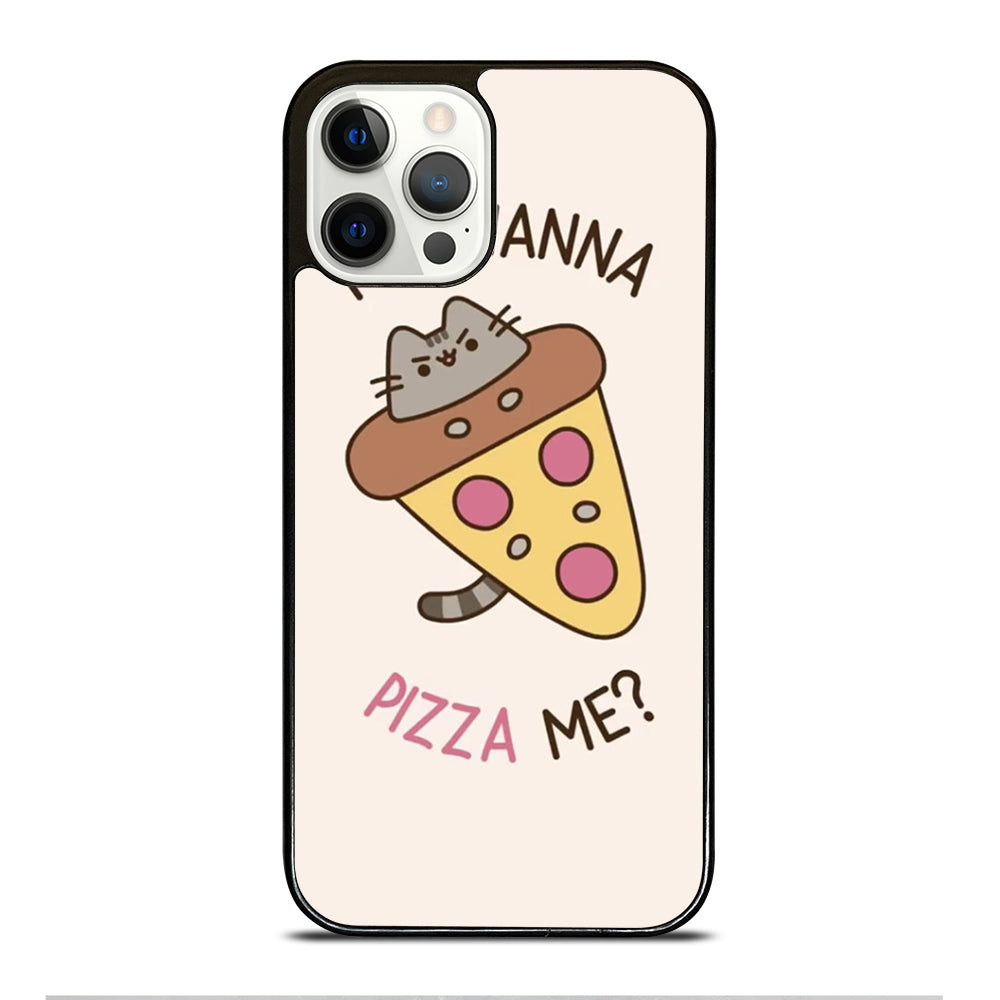 PIZZA CAT YOU WANNA PIZZA ME iPhone 12 Pro Case Cover