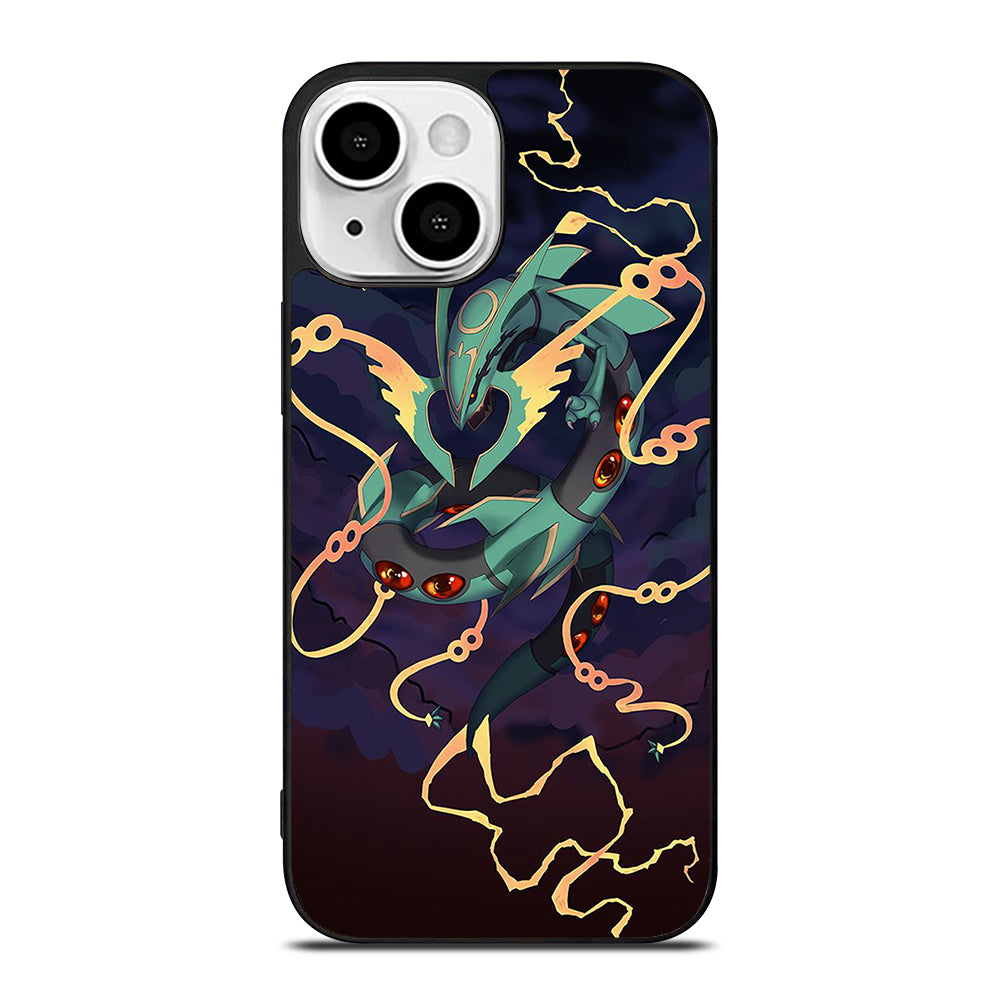 POKEMON SHINY RAYQUAZA ART 2 iPhone 13 Mini Case Cover