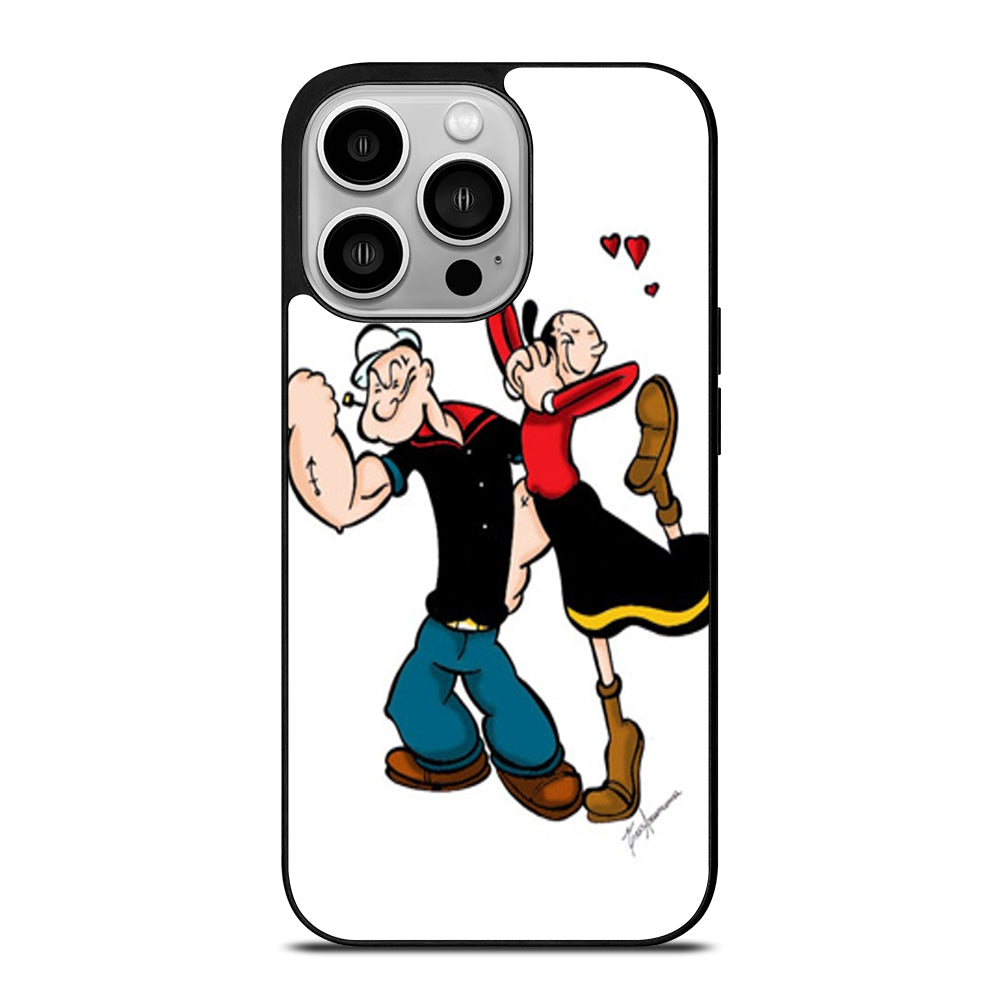 POPEYE AND OLIVE CARTOON SERIES iPhone 14 Pro Case Cover
