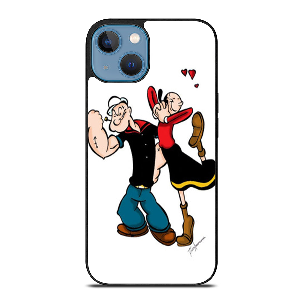 POPEYE AND OLIVE CARTOON SERIES iPhone 13 Case Cover