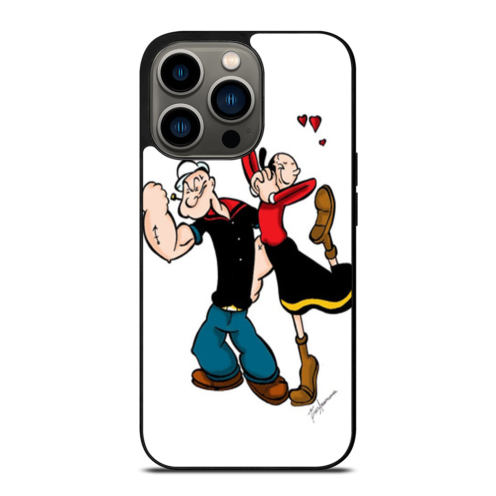 POPEYE AND OLIVE CARTOON SERIES iPhone 13 Pro Case Cover