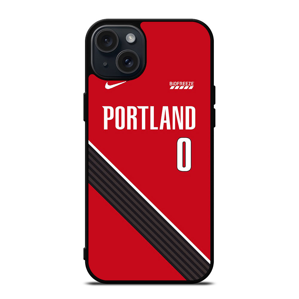 PORTLAND TRAIL BLAZERS JERSEY iPhone 15 Plus Case Cover