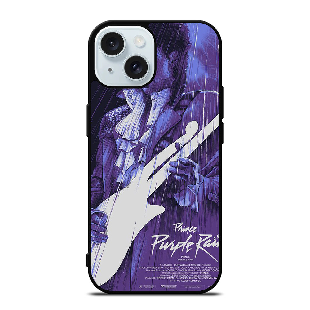 PRINCE PURPLE RAIN ART iPhone 15 Case Cover