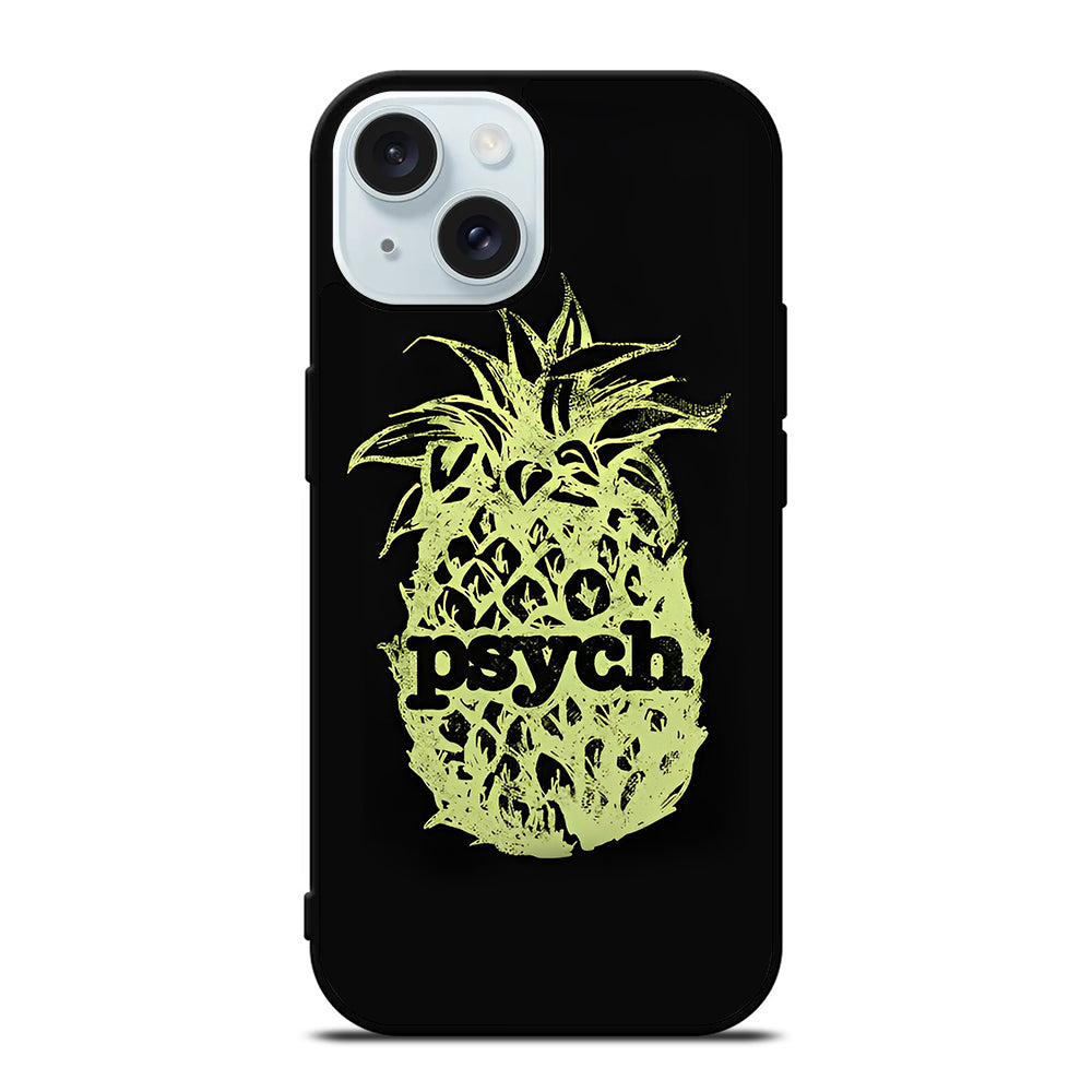 PSYCH PINEAPPLE ART iPhone 15 Case Cover