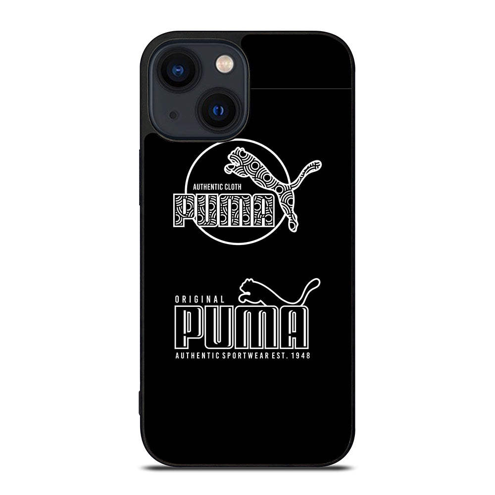 PUMA BLACK LOGO iPhone 14 Plus Case Cover