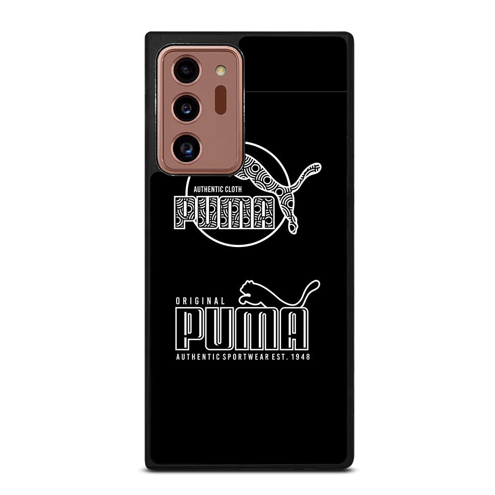 PUMA BLACK LOGO Samsung Galaxy Note 20 Ultra Case Cover