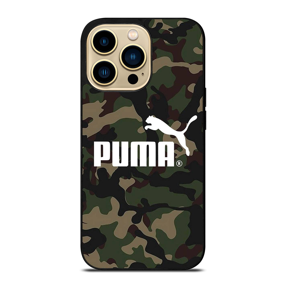 PUMA LOGO CAMO iPhone 14 Pro Max Case Cover