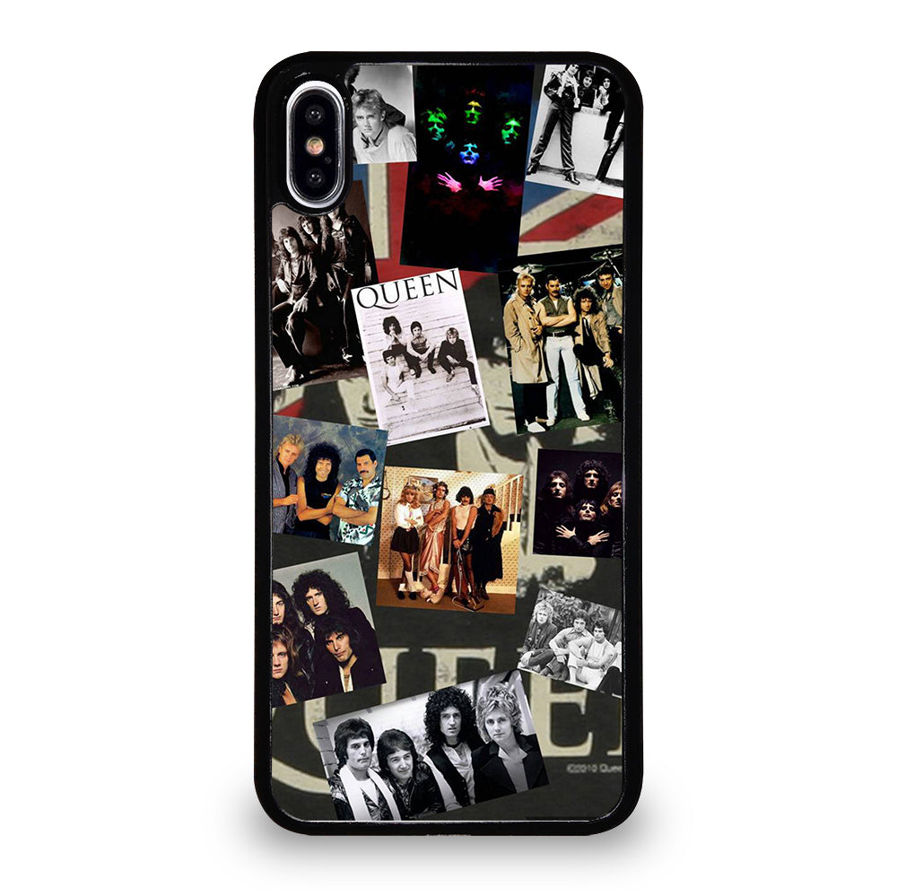 QUEEN BAND ROCK COLLAGE iPhone XS Max Case Cover