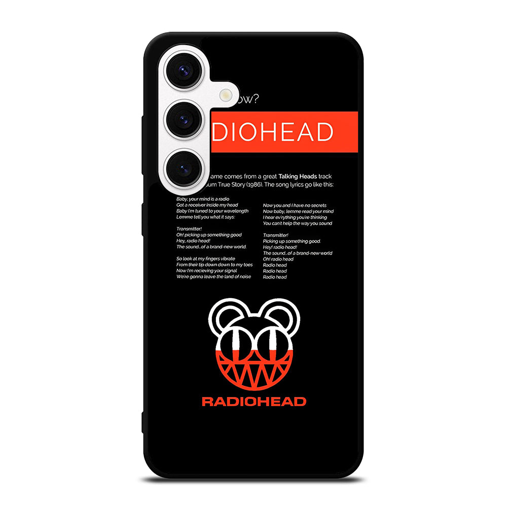 RADIOHEAD BAND LYRIC Samsung Galaxy S24 Case Cover