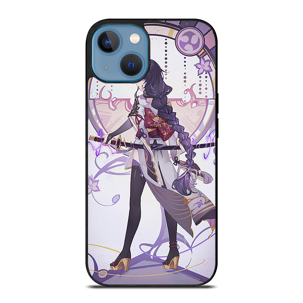 RAIDEN SHOGUN GENSHIN IMPACT GAME 1 iPhone 13 Case Cover