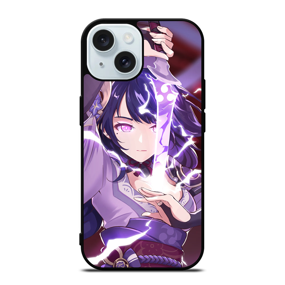 RAIDEN SHOGUN GENSHIN IMPACT GAME 2 iPhone 15 Case Cover